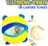 PET’SBARREL Active Moving pet Plush Toy for Dogs. 2024 New Interactive Dog Toy - Vibrant Yellow and Blue Plush Toy. Active Dog Toys Bouncing Dog B...