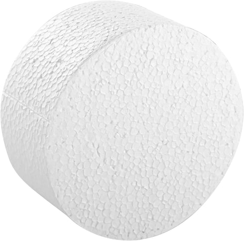 9 Pack Floral Foam Circles for Crafts, Polystyrene Cylinders for Floral Arrangements, DIY Projects (4 x 2 in)...