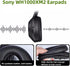 WH-1000XM2 Ear Cushions Replacement Noise Isolation Ear Pads Compatible with Sony WH1000XM2 & Sony MDR-1000X Over-Ear Headphones- Added Thickness ...