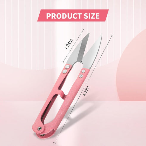3PCS Thread Snips, High-Carbon Steel Thread Cutter, 4.25inch Yarn Scissors for Sewing, Quilting, Knitting, DIY, Jewelry Making...