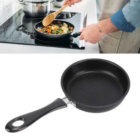 Frying Pan Skillet, High Capacity Prevents Stick Professional Stain Resistance Frying Pan for Restaurant (12CM)...