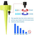 Plant Self Watering Spike,YIMIKE Plastic Self Watering Device with Slow Release Control Valve Plant Watering System for Vacation and Trip,Easy to ...