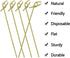 BLUE TOP Bamboo Cocktail Picks 200 PCS Bamboo Skewers 4 Inch with Looped Knot, Food Picks,Party Toothpicks for Appetizers,Cocktail Drinks,Barbecue...