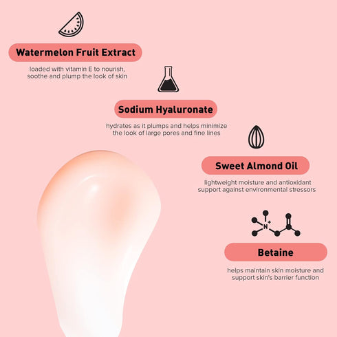 Avatara - Watermellow Sleeping Mask, Hydrating Face Masks Skincare, Facial Mask with Watermelon Extract and Sweet Almond Oil, Overnight Face Mask ...