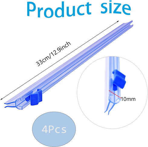 4 Pcs Slide Cutter,Slide Cutter Replacement Fit,Self-Adhesive Two-Way Sliding Cutter,Suitable for 12.5 inches Wide Plastic Wrap, Aluminum foil Pap...