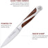 Hammer Stahl 3.5 Inch Paring Knife | Versatile Fruit Knife for Garnishing, Peeling, and More | Small Kitchen Knife for Vegetables and Fruits | Erg...