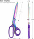 Fabric Scissors, Ultra-Sharp Stainless Steel Sewing Scissors, Professional Titanium Coating Tailor Scissors, Clothing Scissors for Home, 10.5 Inch...
