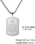 VASSAGO Islamic Necklace for Men Women Koranic Ayatul Kursi Necklace Muslim Allah Necklace Stainless Steel Arabic Jewelry Gift...