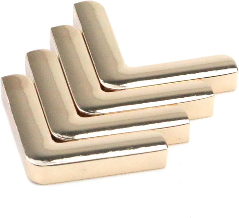 Pastlla 10pcs Metal Purse Corner Bags Handbags Clip Edges Bag Corner Clip Corner Decorative Protector Cover Bag Hardware Accessories Style D...
