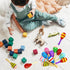 Mini Musical Wooden Maracas Rattles Egg Shaker Toys for Kids, Colorful Noisemaker Sand Hammer Music Instruments Hand Percussion Toy Party Favors...