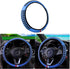 Elastic Car Steering Wheel Cover, 14.5-15Inch Stretch Breathable Vehicle Steering Wheel Protector Wrap, Comfortable Auto Accessories Universal for...