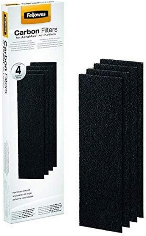 Fellowes AeraMax 100 Air Purifier Authentic Carbon Replacement Filters - 4 Pack (9324001)...