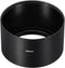PATIKIL 49mm Lens Hood, Long Focus Frosted Surface Anti-reflective Inside Hood for Camera Lens, Black for Nikon, for Fujifilm, for Pentax, for Lei...