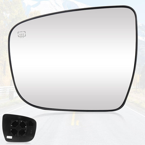 Youxmoto Mirror Glass Driver Left Side, Fit For Nissan Rogue 2014-2019; Pathfinder 2017-2019; for Nissan Murano 2015-2023, Heated w/Backing Plate ...