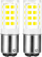 BA15D LED Double Contact Bayonet Base 120 Volts 4W Bulb?Daylight 6000K,40W Halogen Replacement Bulb?Dimmable BA15D LED for Sewing Machine Bulbs Pa...