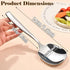 X-Large Buffet Serving Spoon,Square head Spoon,316L Stainless Steel Heavy duty Serving Spoon,Dishwasher Safe 9.5 x 2.8 inches 1Pack...
