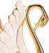 Coffee Dessert Dinner Spoon Set, Swan Base Holder with Forks Spoons for Cake Salad Cocktail Dessert for Brithday Gift (Forks)...