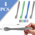 4PCS Silicone Feeding Spoons, Baby Spoons Training Spoons Silicone Baby Utensils Infant Spoons for First Stage Baby and Parents...