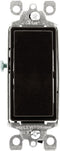 Leviton 5603-2 15 Amp, 120/277 Volt, Decora Rocker 3-Way AC Quiet Switch, Residential Grade, Grounding, Brown......