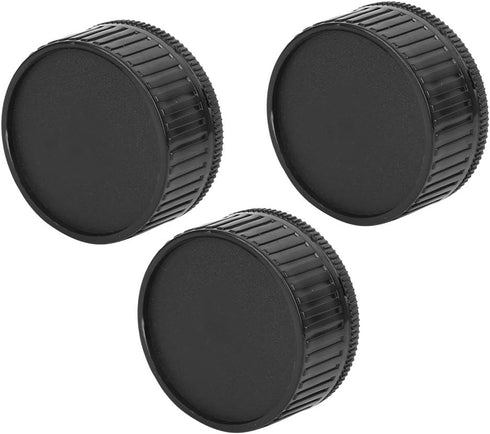 3 * Lens & 3 * Camera Body Rear Lens Cover for Leica M Mount - Black...