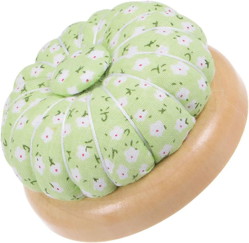 HARFINGTON 2pcs Pin Cushions Sewing Needle Cushion Needle Holder Pincushions with Magnetic Wooden Base for Sewing Quilting Needlework DIY Crafts, ...