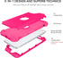 BENTOBEN for iPhone SE 2022 Case and iPhone SE 2020 Case, Heavy Duty 3 in 1 Full Body Rugged Shockproof Hybrid Hard PC Soft Rubber Girls Women Boy...