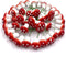 50 Pieces Mini Mushroom Miniatures Artificial Garden Fairy Bonsai Plant Pot Resin Craft Decoration for Home DIY Micro Landscape Decor (Red)...