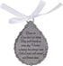 Cathedral Art (Abbey & CA Gift Tear-Shaped Memorial Ornament, One Size, Silver,Christmas...