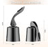 OWO Stainless Steel Wine Bottle Stopper, Reusable Wine Saver with Silicone Seal, Decorative Bottle Sealer, Keeps Fresh?Metal Black, 1 Pack)...