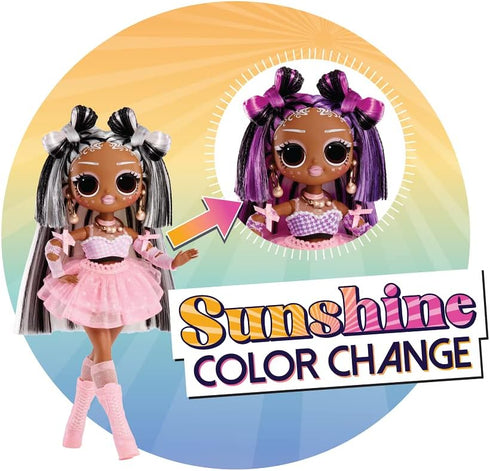 LOL Surprise OMG Sunshine Doll with Color Changing Hair, Fashions, Accessories - Gift for Kids 4+...