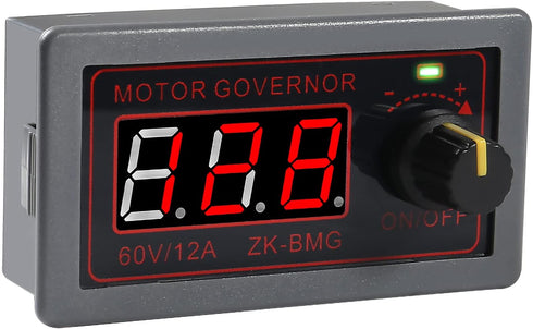 PWM Motor Speed Controller 9-60V 500W Adjustable Speed Regulator DC 12V 24V 60V 500W with Stepless Variable Rotary Switch PWM Signal Generator Dri...