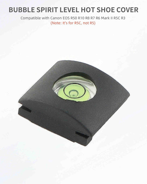 Camera Eyecup Viewfinder Eyepiece + Bubble Spirit Level Hot Shoe Cover Cap Protector Kit compatible for Canon EOS R50 R10 R8 R7 R6 Mark II R5C R3 ...