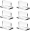 6Pcs Clear Acrylic Aquarium Lid Handles, Transparent Pulls Handles Fish Tank Cover Handle with Adhesive Sticker, Rectangle Aquarium Tank Lid Repla...