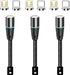 N. NETDOT Magnetic Charging Cable,2in1 Gen12 (3.3ft/3 Pack Black) 18W Fast Charging Magnetic Phone Charger and Data Transfer Magnetic Charger for ...
