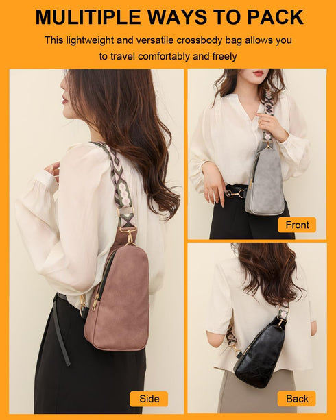 Sling Bag for Women Crossbody Purse, Fanny Packs for Women Cross Body, Crossbody Bags for Women Trendy...