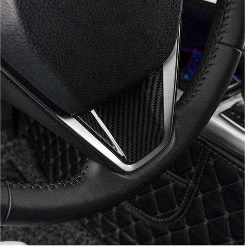 XITER 3PCS ABS Carbon Fiber molding Cover Trims Interior Decaration Sticker Accessories for Toyota Camry 2018 2019 2020 2021 2022 2023 2024 Avalon...