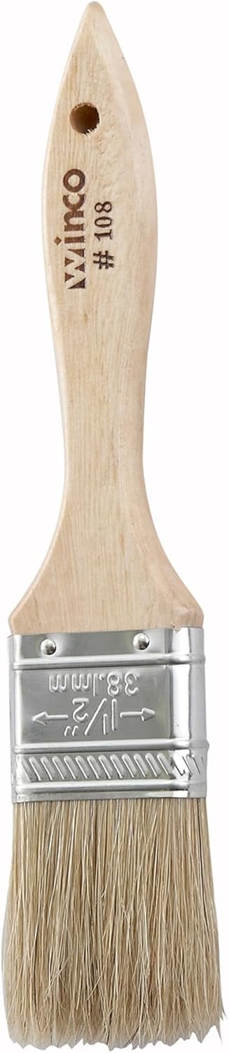 Winco Pastry Brush, 1-1/2-Inch ,Beige...
