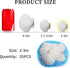 25pcs Scallop Shells for Crafts, 2-3 Inches White Large Natural Seashells for DIY Home Decor, Baking Shells for Serving Food...