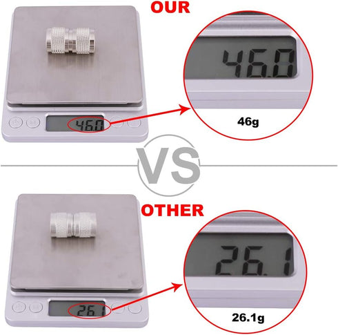 XRDS -RF 5 PCS N Type Connectors N-Male to N-Male Adapter LOW LOSS N Connector...