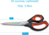 LIVINGO Premium Tailor Scissors Heavy Duty Multi-Purpose Titanium Coating Forged Stainless Steel Sewing Fabric Leather Dressmaking Comfort Grip Sh...