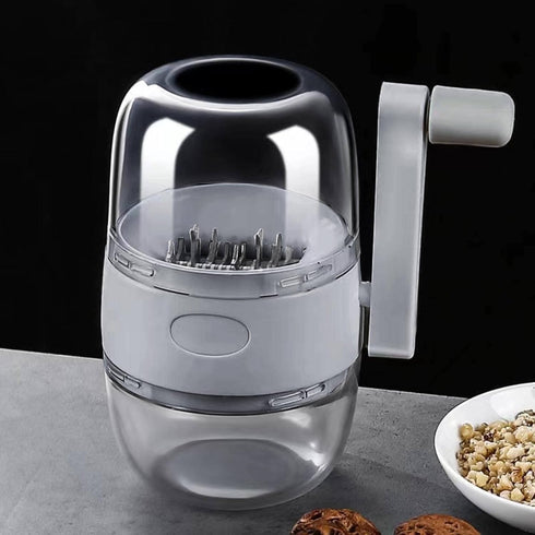 Food Chopper, Mini Portable Dog Food Processors, 250ML cat food chopper, Can Cut Up Cat And Dog Food To Make Their Food Easier To Eat - Manual Foo...
