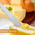 Butter Spreader, Stainless Steel Butter Spreader, 3 in 1 Kitchen Knife Gadgets Curler Slicer Spreader with Serrated Edge for Cutting and Spreading...