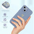 for iPhone 13 Case Cute Slim Shockproof Phone Case with Wireless Charging Support and Protection, Blue Grey......