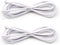 T5 T8 Extension Cords, 10 ft 3 Meter Connector Cord, 3-Prong Extended Power Cable for Integrated LED Tube Light, Single LED Shop Garage Light Fixt...