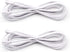T5 T8 Extension Cords, 10 ft 3 Meter Connector Cord, 3-Prong Extended Power Cable for Integrated LED Tube Light, Single LED Shop Garage Light Fixt...