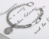 OT Clasp, Penta Angel Tibetan Style Stainless Steel Round IQ Toggle Clasp Clip Craft DIY Necklace Chain Bracelets Findings Jewelry Making, 30 Sets...