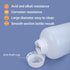 PE Plastic Food Grade Bottles, Wide Mouth Lab Reagent Bottle, Liquid/Solid Sample Seal Sample Storage Container Chemical Bottle (Translucent, 34oz...