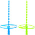 Big Mo's Toys Flying Discs - Twist Disc Flyer Saucers with Launchers for Party Favors and Prizes Outdoor Toy - 40 Sets...