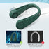 Portable Hands free Bladeless Hanging Neck Fans with Screen Display and 5 Speeds Levels, USB Rechargeable, 360° Cooling Wearable Personal Fan for ...