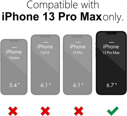 for iPhone 13 Pro Max Phone Case with Card Holder, Clear Transparent Wallet Case for Credit Card & Cash, Thin Slim TPU Silicone Soft Flexible Card...